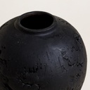 JARRON ESFERA JHARI BLACK 21X20 CM