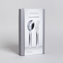 SET X 2 CUBIERTOS PARA ENSALADA 26 CM VASSA HOME