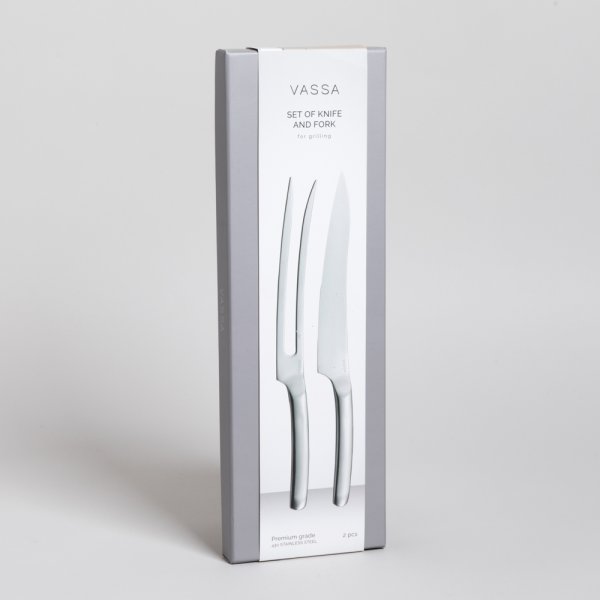 SET DE ASADO ACERO INOXIDABLE 430 VASSA HOME