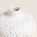 TINAJA JHARI WHITE 12X14 CM