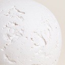 ESFERA DECO JHARI WHITE 12,5X10 CM