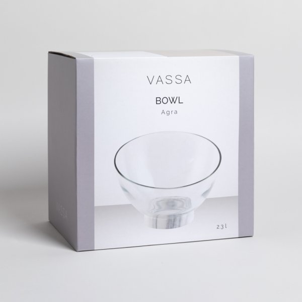 BOWL DE BOROSILICATO AGRA 2300 ML VASSA HOME