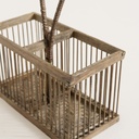 ORGANIZADOR 2 DIVISIONES HANOI 20X10X12CM