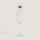 SET X 6 COPAS DE CHAMPAGNE CRISTAL DE BOHEMIA GASTRO 230 ML