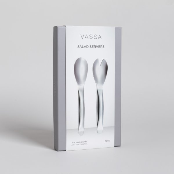 SET X 2 CUBIERTOS PARA ENSALADA 26 CM VASSA HOME