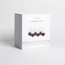 SET X 6 COPAS DE CHAMPAGNE MALMO 240 ML VASSA HOME