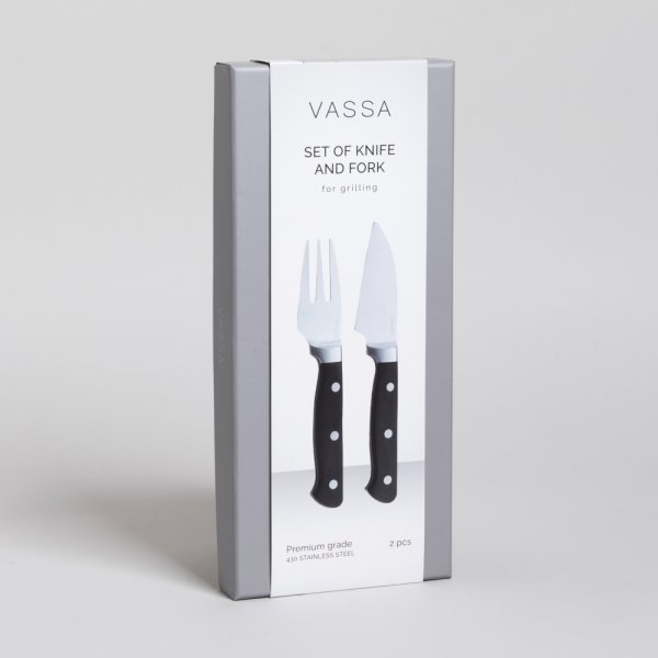 SET DE ASADO ACERO INOXIDABLE 430 VASSA HOME