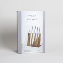 TACO IMANTADO X 5 CUCHIILOS VASSA HOME