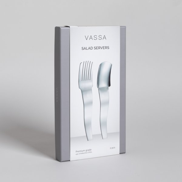 SET X 2 CUBIERTOS PARA ENSALADA 24,5 CM VASSA HOME