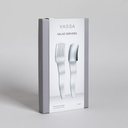 SET X 2 CUBIERTOS PARA ENSALADA 24,5 CM VASSA HOME