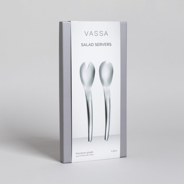 SET X 2 CUBIERTOS PARA ENSALADA 25 CM VASSA HOME