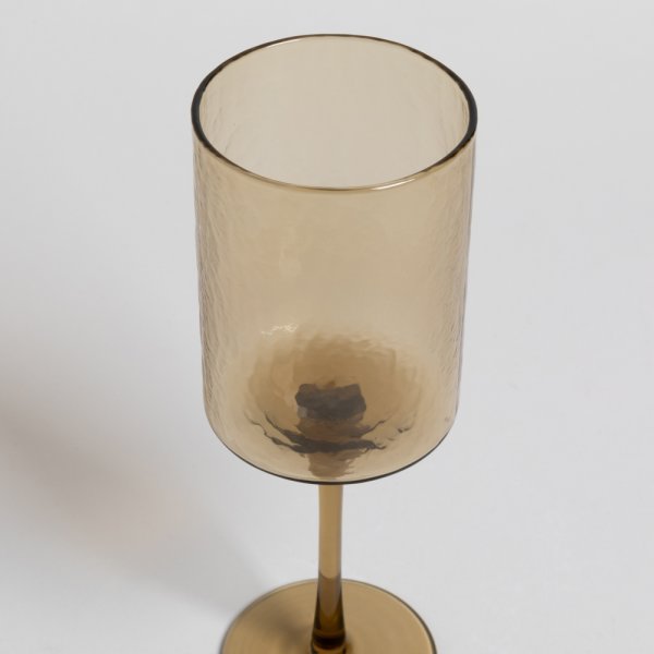 SET X 6 COPAS FEDRA BROWN 320 ML VASSA HOME