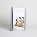 TACO IMANTADO X 5 CUCHIILOS VASSA HOME