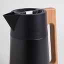 JARRA TERMICA BLACK ASA MADERA 1500 ML VASSA HOME