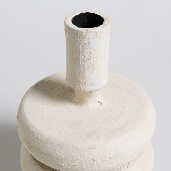 PORTAVELA DOBLE GOLA ALTO ODISHA 17,5X12 CM VASSA HOME