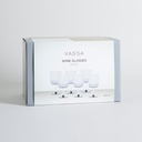 SET X 6 COPAS QUEENS 320ML VASSA HOME