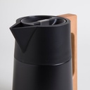 JARRA TERMICA BLACK ASA MADERA 1000 ML VASSA HOME