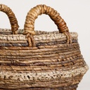 SET X2 CANASTOS CON MANIJAS JATTARI 35X30 CM / 40X