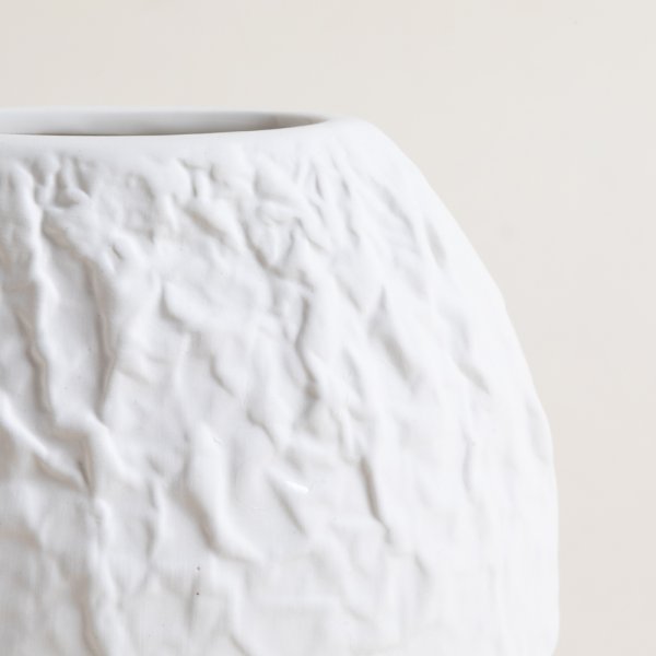 FLORERO REDONDO MARMARI 17,5X15 CM