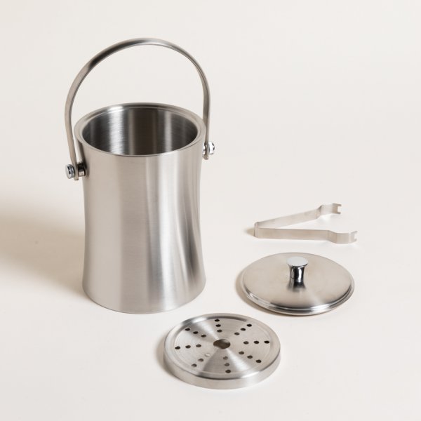 HIELERA CONCAVA DE ACERO INOXIDABLE 2000 ML