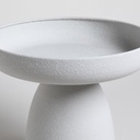 CENTRO DE MESA LOUTH WHITE 23,5X24,5 CM VASSA HOME