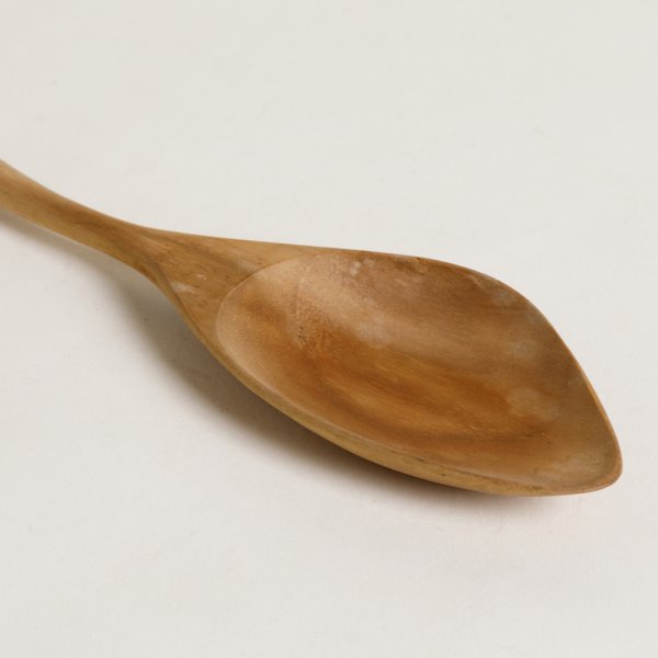 ESPATULA ONDULADA DE MADERA DE TECA 31 CM