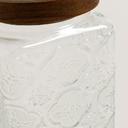 FRASCO REDONDO TOLEDO TAPA ACACIA 500 ML