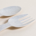 SET DE TENEDOR Y CUCHARA DE MELAMINA LUXOR LIGHT 2