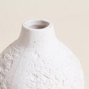 TINAJA JHARI WHITE 12X11 CM