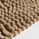 ALFOMBRA INDIA BUCLE GRANDE BEIGE CLARO 50X80CM