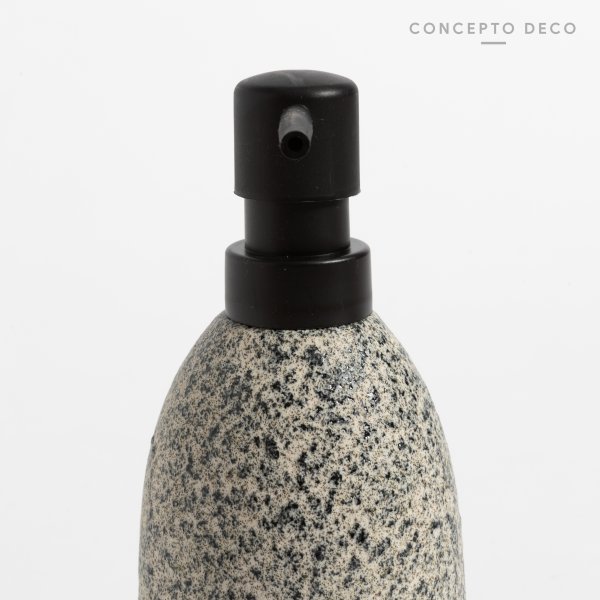 DISPENSER GRANITO SIFON GRIS 17CM