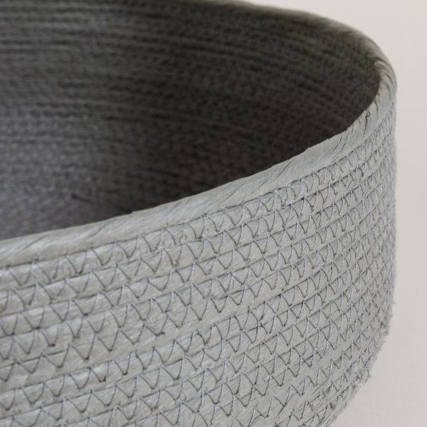 SET X 4 CANASTOS BAJOS JIALING GREY 37/43/46/51 CM