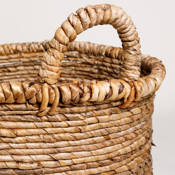 SET X3 CANASTOS REDONDOS JATTARI 39X25CM / 48X27 C