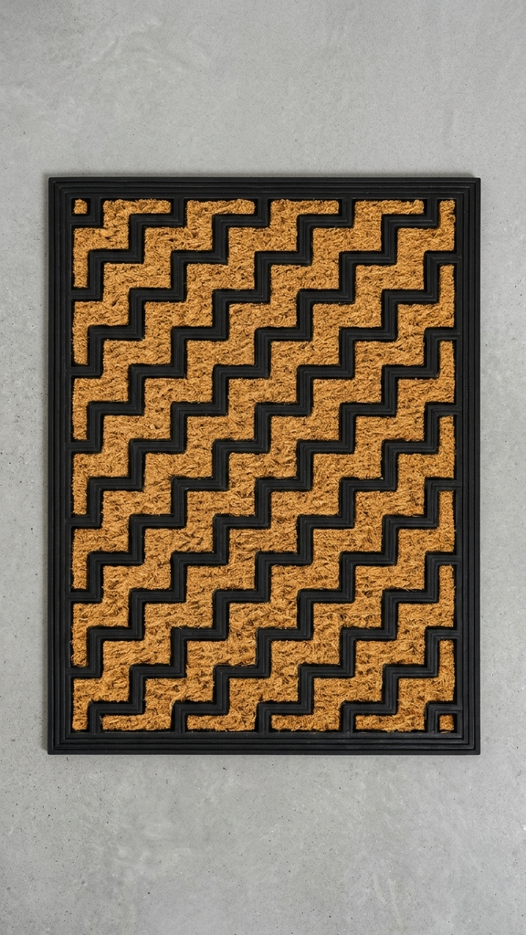 Alfombra De Entrada En Fibra De Coco Y Goma (40X60 Cm)