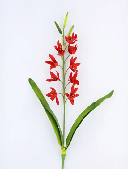 ORCHID SPRAY CON HOJA RED : 413668 : .webp
