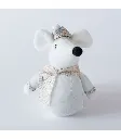 [131925] Adorno Xmas Raton Blanco 48 Cm.webp