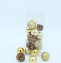 [277356] Pelota De Navidad Surtida X 24 X 4 Cm Dorado.webp