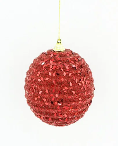[277059] Pelota De Navidad X 6 10 Cm. Red.webp