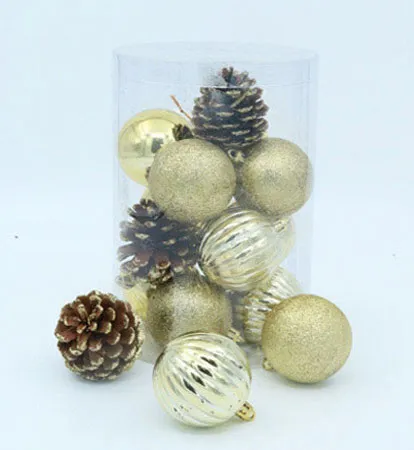 [277360] Pelota Navidad X 16  X 6 Cm Dorado.webp