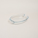 Fuente De Vidrio Templado Oval 28,5X21 Cm