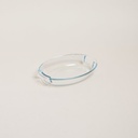 Fuente De Vidrio Templado Oval 24,5X18 Cm
