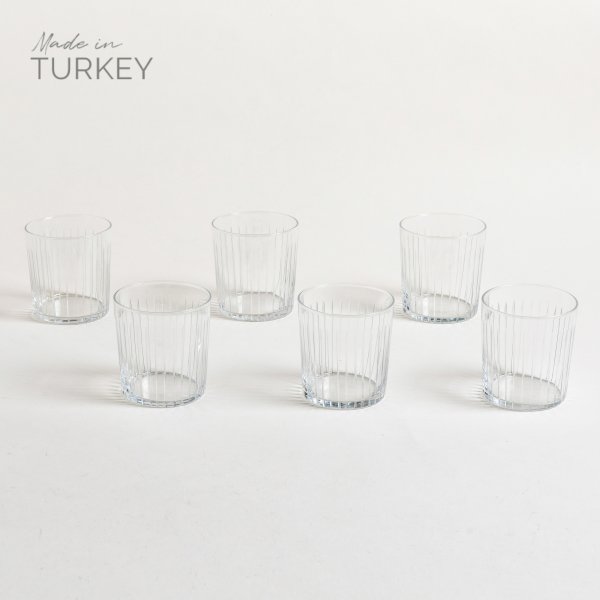 SET X 6 VASOS BAJOS GALIPOLI 380 ML