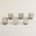 SET X 6 VASOS BAJOS FLORENCIA 