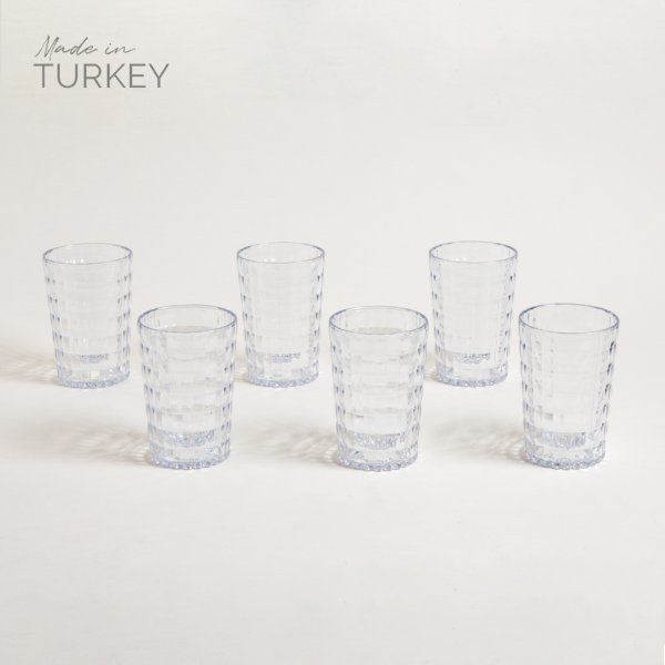 [4112801] Vaso De Acrilico Taksim Transparente 400 Ml