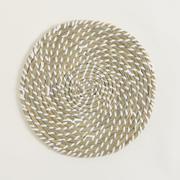 [4112821] Individual Lovek Entrelazado Con Blanco 38 Cm