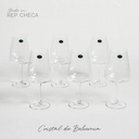 Set X 6 Copas De Cristal De Bohemia Corvus 750 Ml