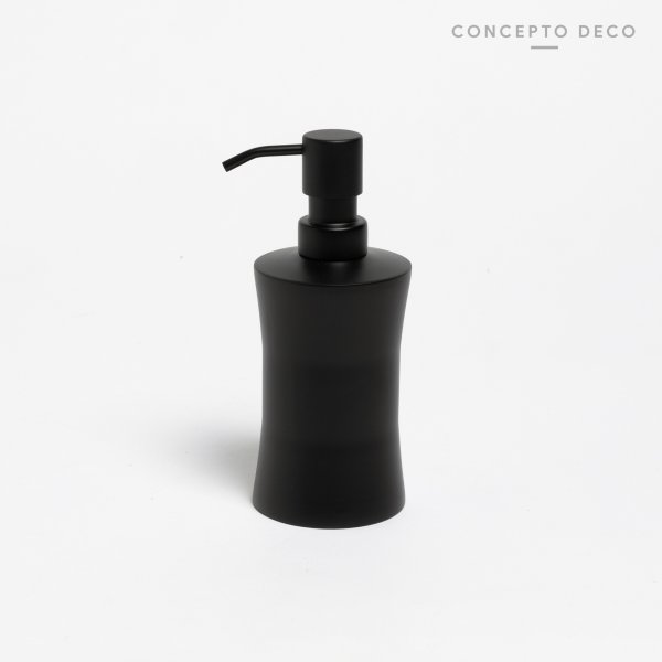 Dispenser Negro Mate Silueta 17,5 Cm