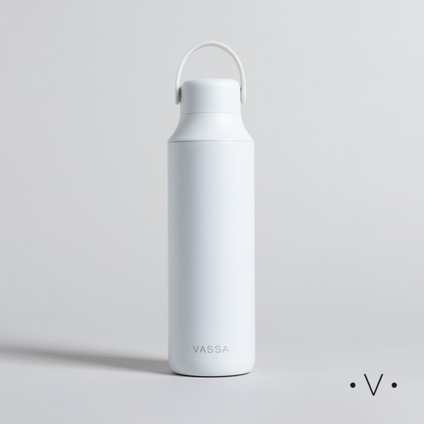 [411846] Botella Terminca De Acero Jornet White 600 Ml Vassa Home