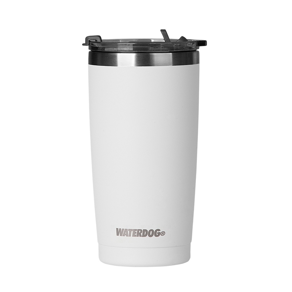 VASO WATERDOG DOBLE PARED 600 CC BLANCO ACERO