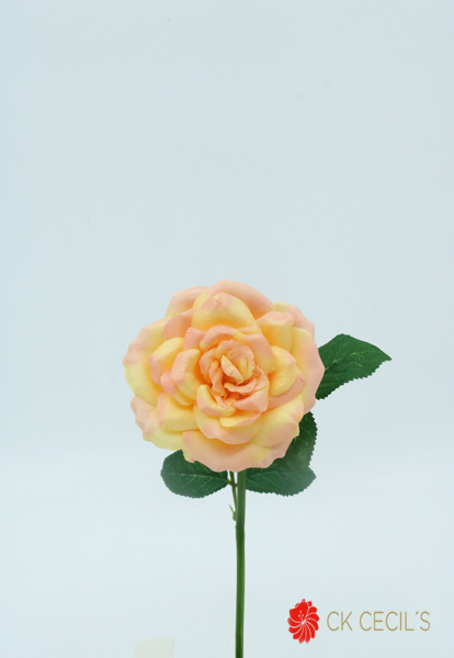 ROSE SPRAY 23 CM. SALMON